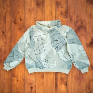 Vintage Ellesse Retro Windbreaker Jacket Size Women's‎ 12W Mens 36M Italy Made